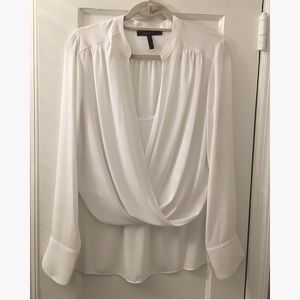 BCBG Chiffon Layered Blouse